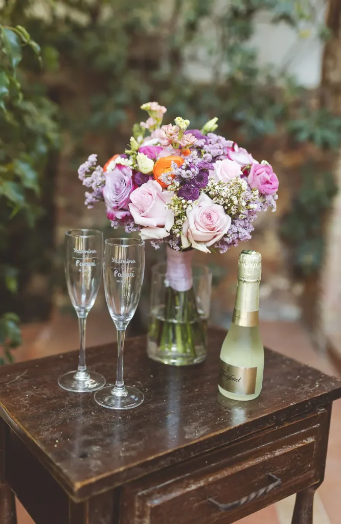 Ramo de Paqui con copas