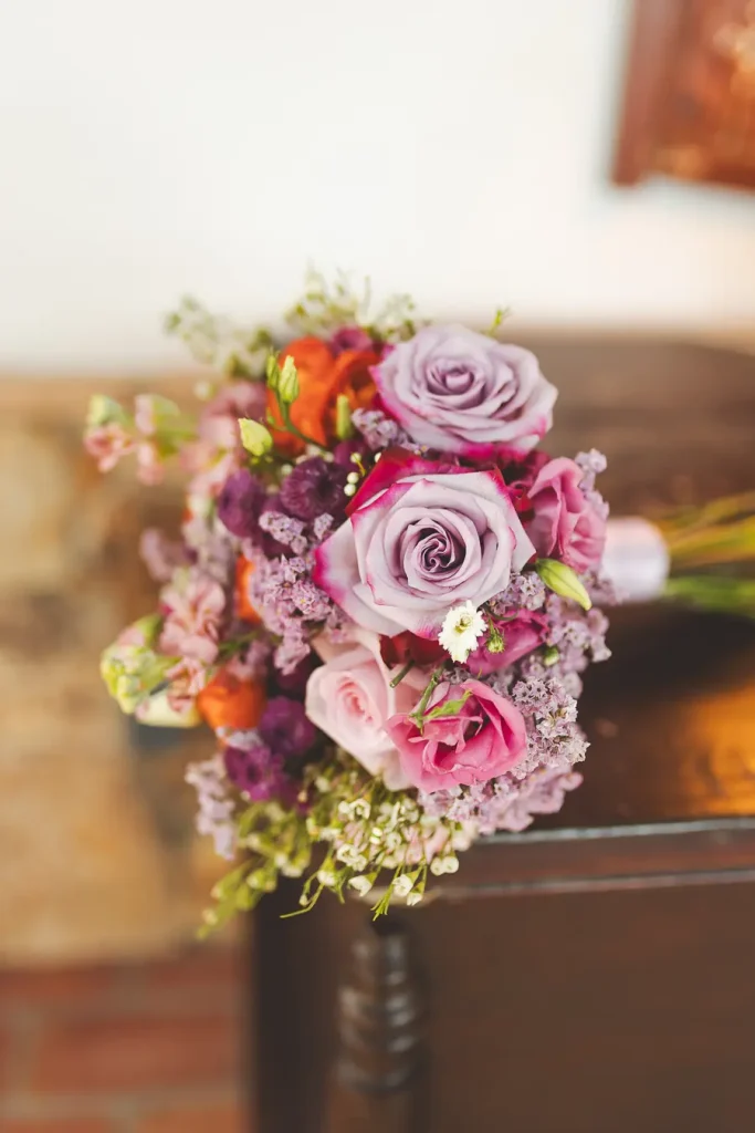 Primer plano del ramo de Yasmina