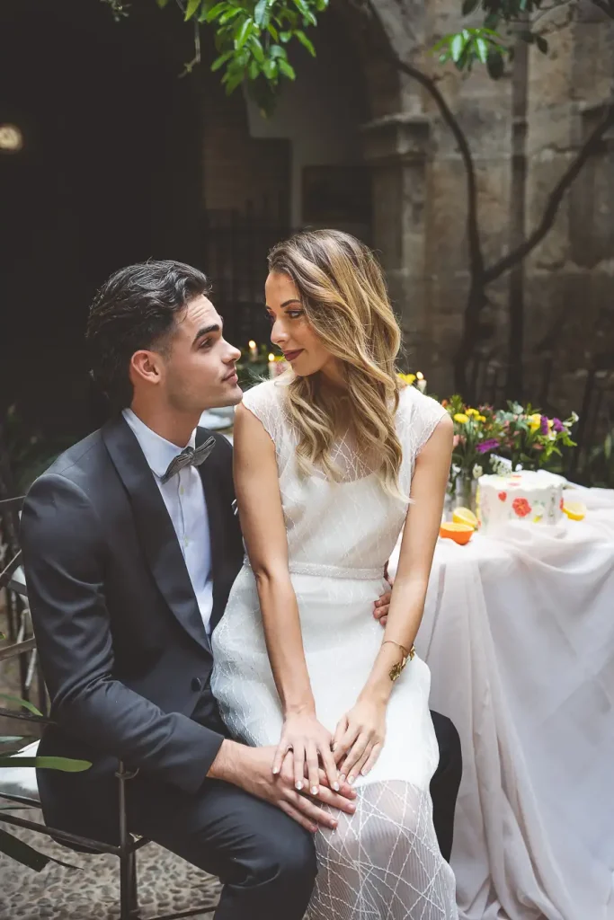 Fotografía editorial de boda con estética romántica y elegante 18