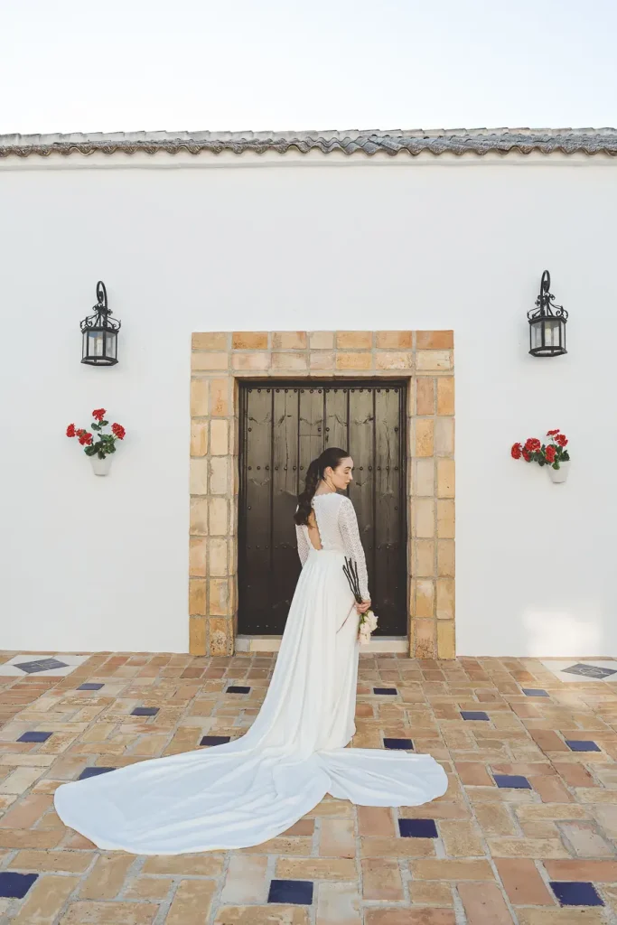 Novia en Hacienda Monte Pilar en Malaga