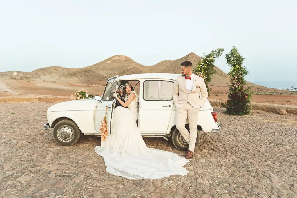 Fotografía editorial nupcial con inspiración mediterránea y estética natural