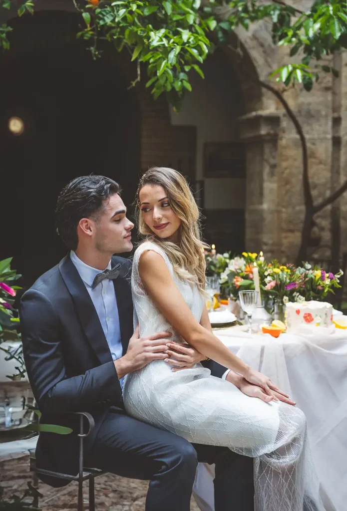 Fotografía editorial de boda con estética romántica y elegante 19