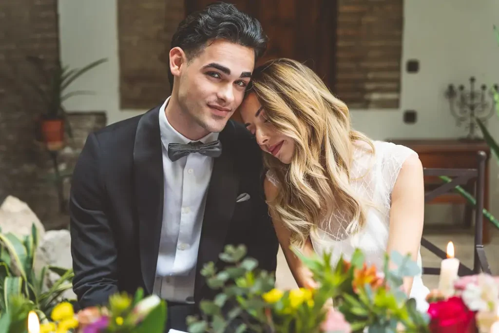 Fotografía editorial de boda con estética romántica y elegante 15