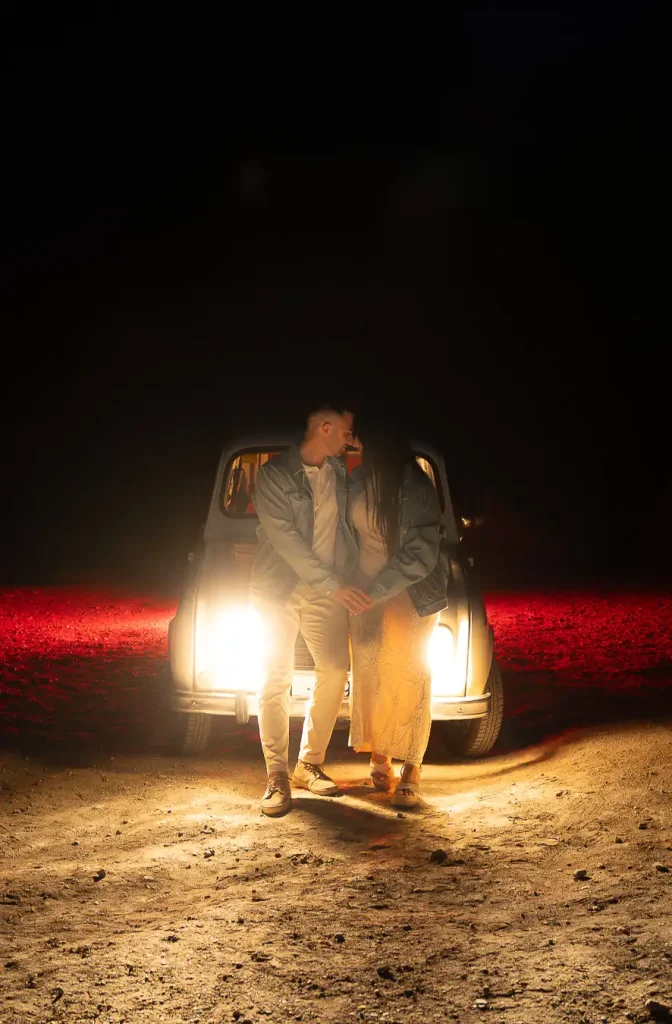Preboda nocturna en Tabernas, Almería