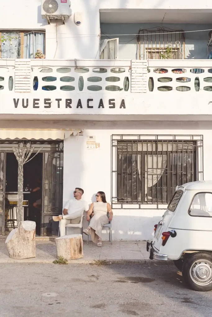 Preboda en el pueblo de Tabernas, Almería