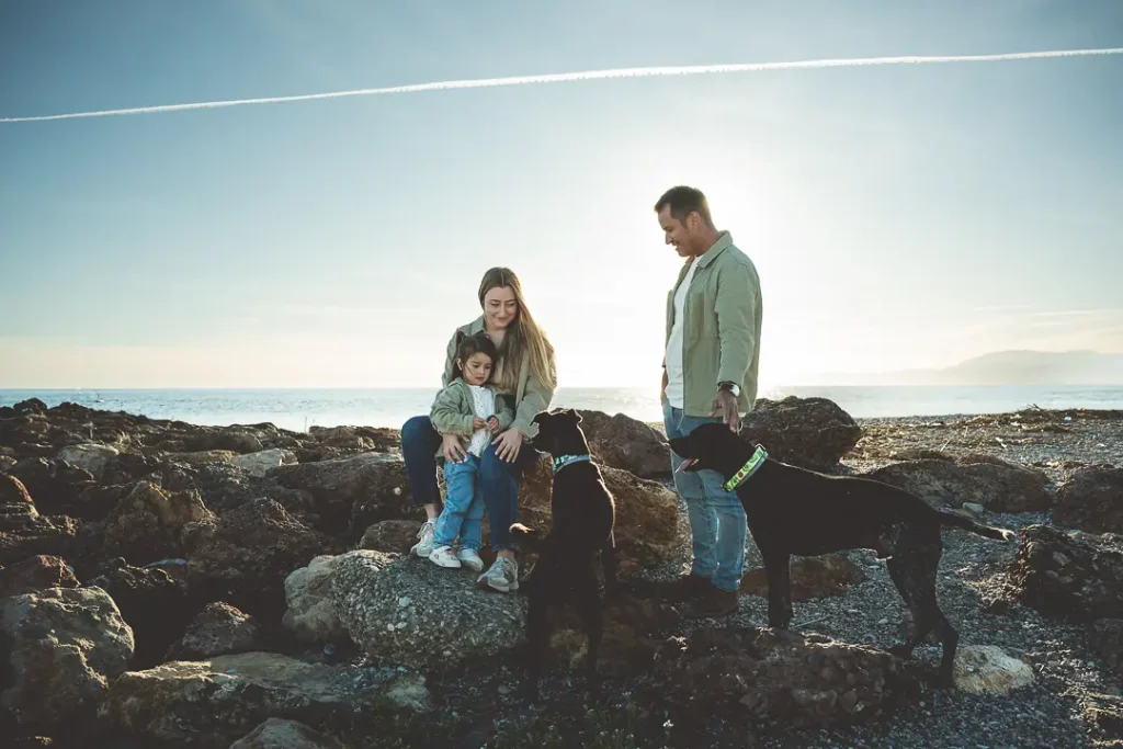 Sesión preboda familiar en Guardias Viejas, El Ejido