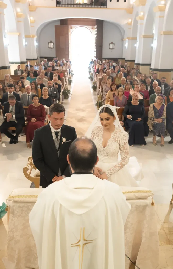 Momento de la ceremonia de boda