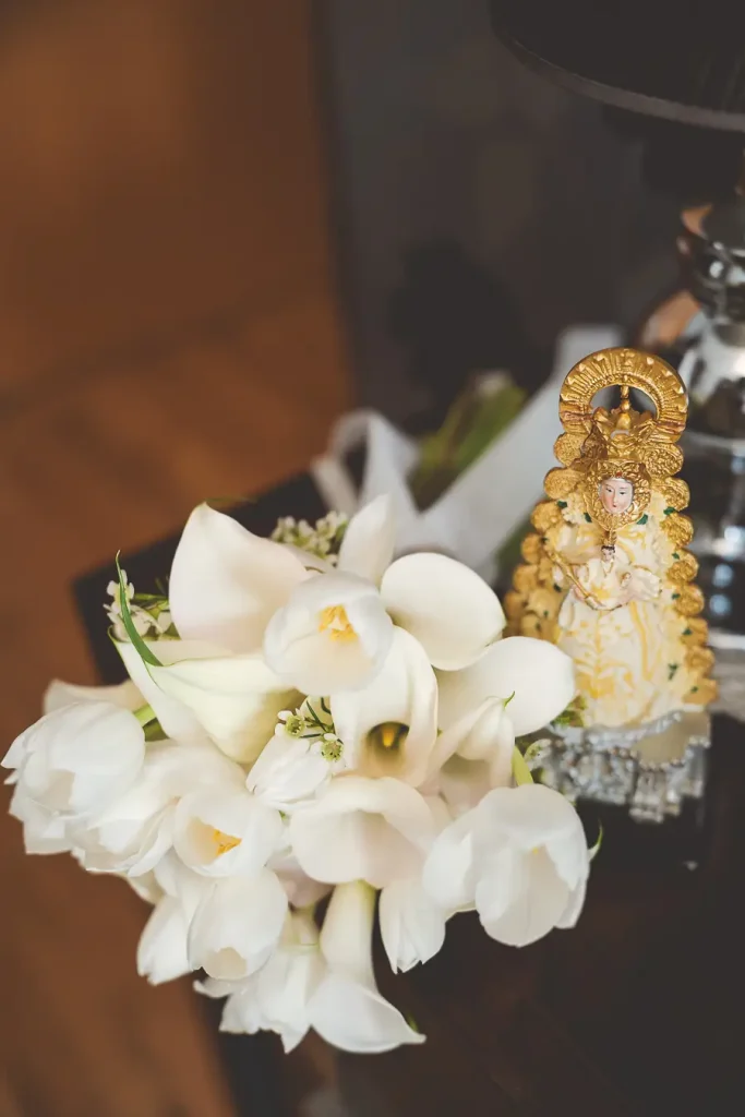 Ramo de novia de la boda