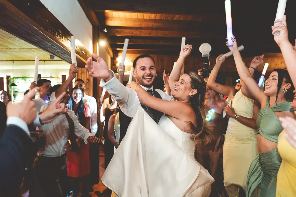 Fiesta de la boda en Cortijo Cabana.